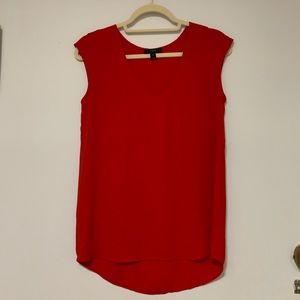 Bright red J.Crew blouse! Size 00